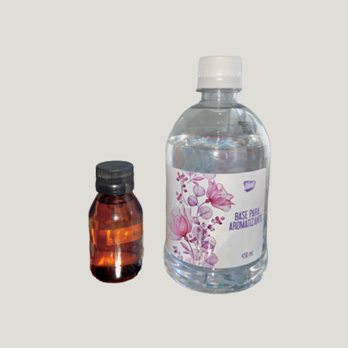 Kit Essência Lessence Flor De Figo 50Ml + Base Aromatizante 450Ml