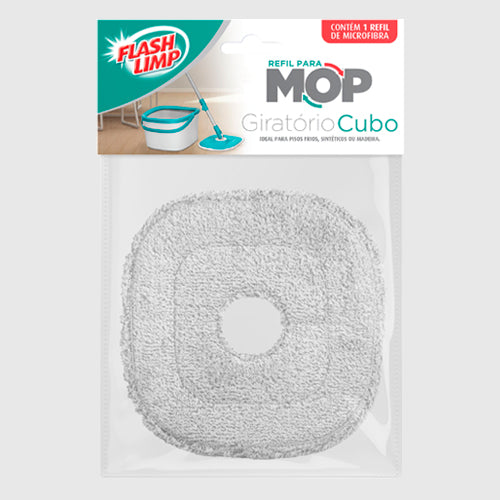 Refil P/ Mop Giratório Cubo Flash Limp