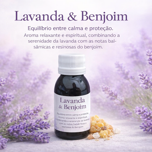 ESSÊNCIA LAVANDA & BENJOIM - CONCENTRADA 50ML