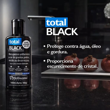 Total Black Bellinzoni Ativador De Cor Preto E Protetor