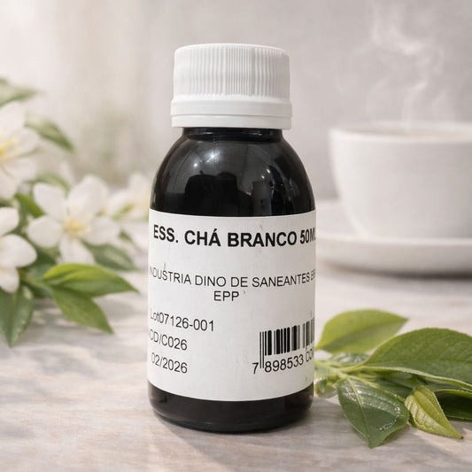 🌼 ESSÊNCIA CHÁ BRANCO - CONCENTRADA 50 ML