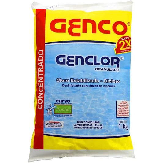 Cloro granulado Genco Genclor 1Kg