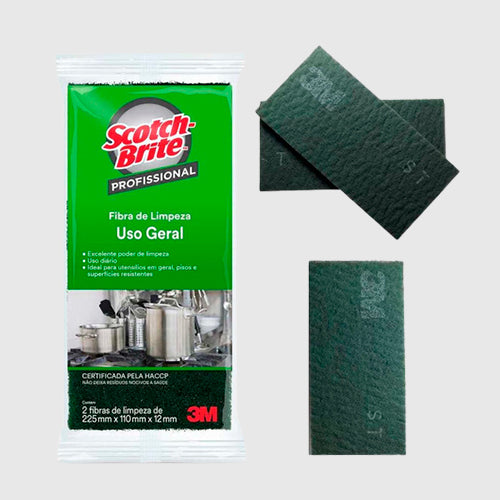 Fibra Verde Uso Geral C/2 Scotch Brite 3M