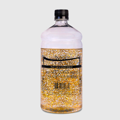 Base Aromatizador C/ Glitter Dourado 900 Ml