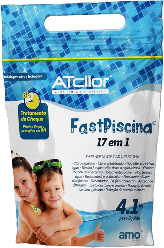 Tratamento Choque Fast Piscina 17X1 4Kg