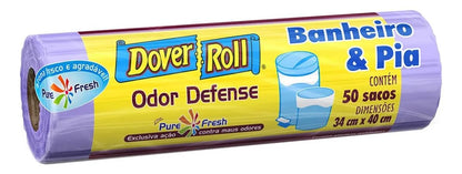SACO DE LIXO BANHEIRO E PIA ODOR DEFENSE