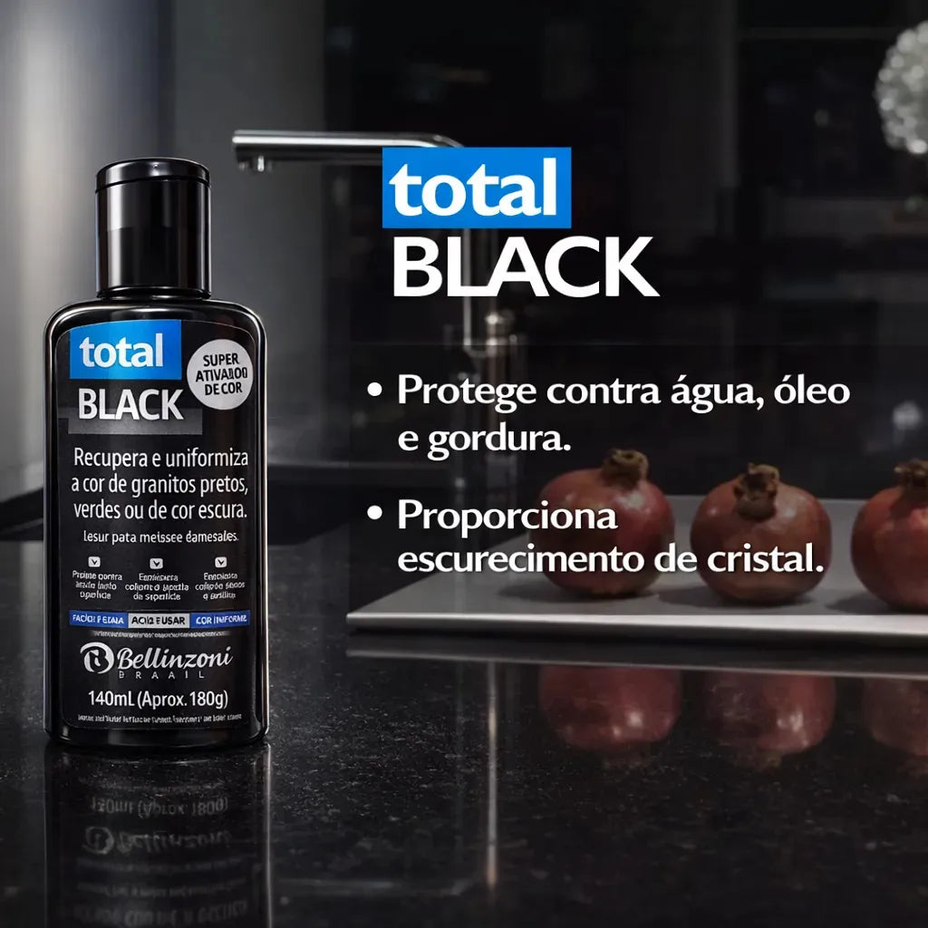 Total Black Bellinzoni Ativador De Cor Preto E Protetor