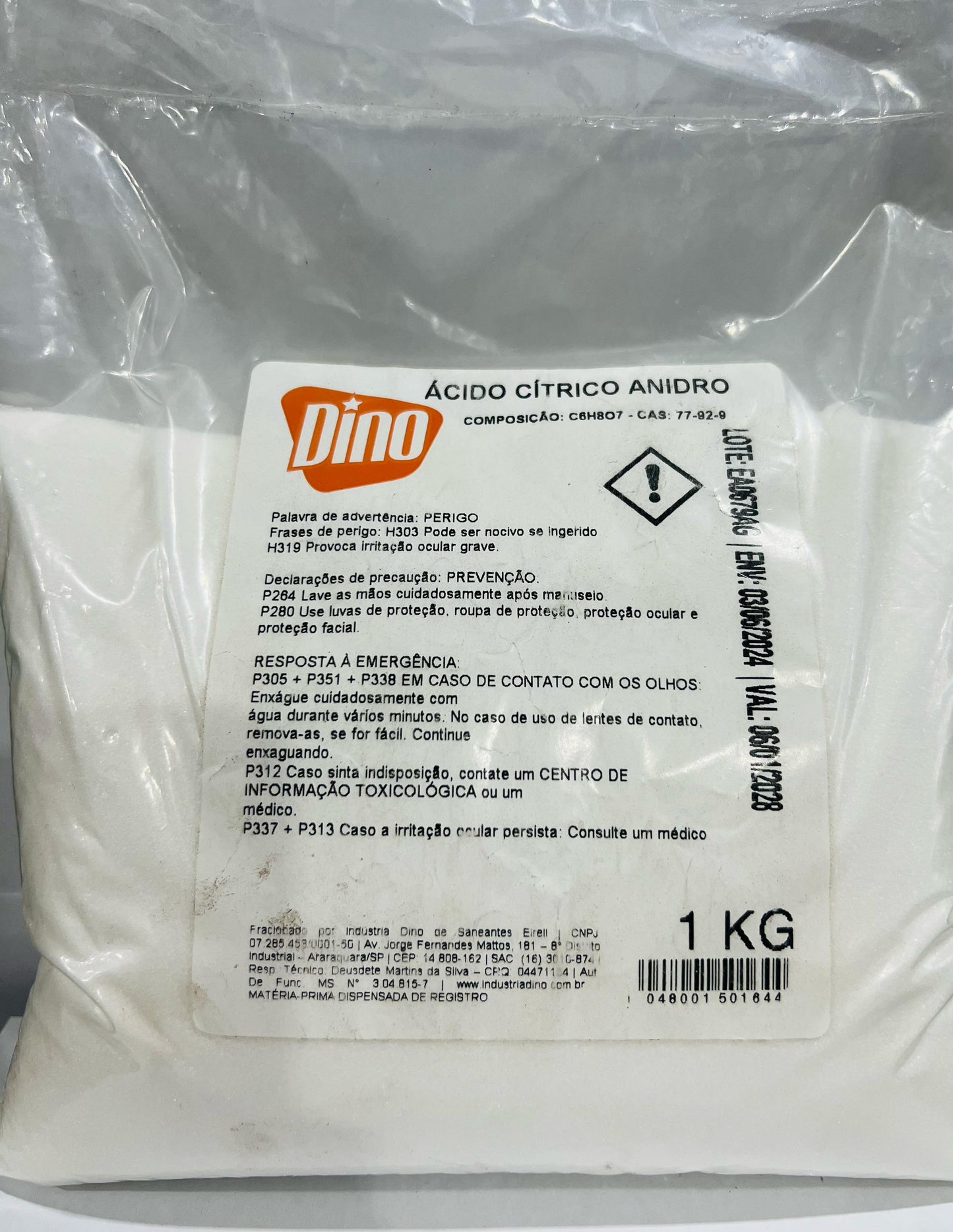 Acido cítrico 1Kg